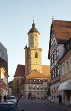 Volkach on the Main. Parish church of St. Bartholomew from 1413, baroqueised from 1727. Tower built