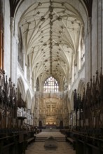 View from the choir to the east towards the retro choir, St., Sankt, Saint