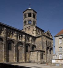 View from south-west to the crossing tower, St., Sankt, Saint