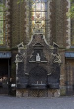 Candle chapel, candles on the north wall with window, St., Sankt, Saint