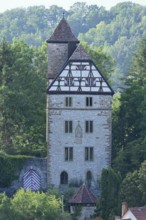 Buchenbach Castle, Mulfingen-Buchenbach, half-timbered, Middle Ages, Jagst Valley, Jagst,