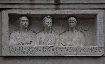 Tomb of the Rabirians Portrait reliefs