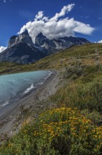 Lago Nordenskjöld, Cuernos del Paine, Torres del Paine National Park, Patagonia, Chile, South