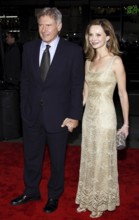 Calista Flockhart and Harrison Ford at the Los Angeles premiere of 'Extraordinary Measures' held at