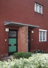 Terraced house in Dörchläuchtingstraße with reconstructed colour scheme