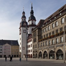 Built in 1496-98 and 1882-83, view from the south, on the right the High Tower, also the bell tower