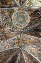 View into the vault with frescoes by Peter Hecker, St., Sankt, Saint