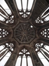 Freiburg im Breisgau, Cathedral of Our Lady, view from below into the spire