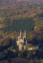 Built by Ernst Zwirner, view from the east over the Rhine, St., Sankt, Saint