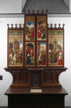 Neo-Gothic altar, Closed state, St., Saint, Saint