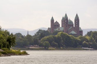 Speyer, Cathedral Church of St Mary and St Stephen, Speyer Cathedral, Imperial Cathedral, view from