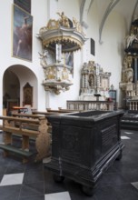 View to the east, sarcophagus of Blessed Aldericus, St., Saint, Saint