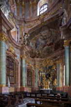 Mater Dolorosa Chapel, built in 1725-27 by Christoph Hackner, interior facing south-east, St.,