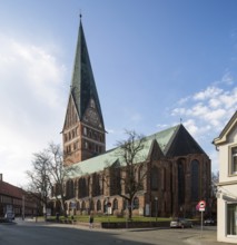 Lüneburg Johanniskirche 93441 erb 1297-1360 five-aisled hall church with polygonal choir endings