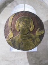 Constance, Minster, Romanesque gold disc in the crypt, Pelagius disc