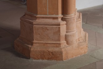 South nave arcade, pillar base Church of St., Church of St., St., St., Saint