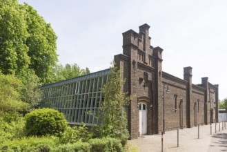 Brauweiler near Pulheim, abbey, memorial to former labour camp, workshop building