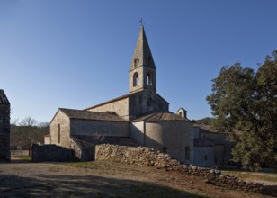 Cistercian monastery founded in 1146, church from south-east, St., Sankt, Saint