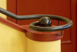 Built 1927-1929 by Hans Poelzig, foyer, staircase, detail railing