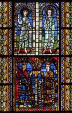 Strasbourg Cathedral, Cathédrale Notre-Dame de Strasbourg, window of the north transept, left