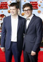 Phil Lord and Chris Miller at the Los Angeles premiere of 'Cloudy With A Chance Of Meatballs' held