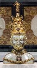 Cornelius Chapel, reliquary bust of St Cornelius, 14th century, St, Saint, Saint