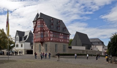 Limburg, Walderdorffer Hof View from north-east. Farmstead with residential tower