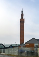 Grimsby Dock Tower 1852, hydraulic accumulator tower designer James William Wild, Grimsby,