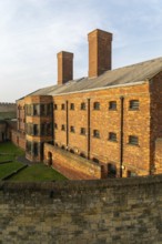 Exterior of Victorian jail museum, Lincoln Castle, city of Lincoln, Lincolnshire, England, UK