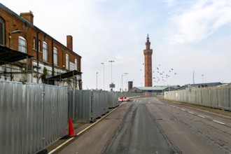 Grimsby Dock Tower 1852, hydraulic accumulator tower designer James William Wild, Grimsby,