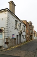 Derelict empty disused property in Grimsby docks, an area known locally as the Kasbah, north east