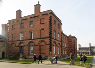 Exterior of Victorian jail museum, Lincoln Castle, city of Lincoln, Lincolnshire, England, UK