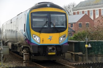 British Rail class 185 Desiro TransPennine Express train to Cleethorpes, Grimsby, north east