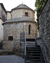 Italy Bergamo 89520 Capella di Santa Croce in the courtyard of the bishop's palace Romanesque