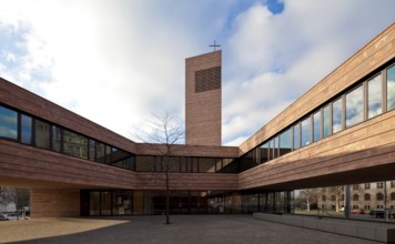 Leipzig Propsteikirche St Trinitatis 2013-15 built by Schulz & Schulz 79194 clad with Rochlitz