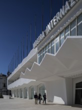 Italy Venice Lido -9 Palazzo del Cinema Venue of the film festival new development building from