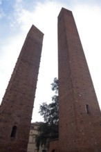 Italy Pavia 89569 Gender towers in Piazza Leonardo da Vinci