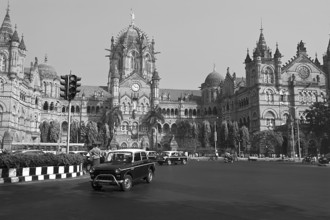 Chhatrapati Shivaji Terminus Railway station Mumbai Maharashtra India Asia Dec 2011