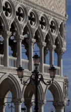 Italy Venice Doge's Palace -186 built 13-15th century south-west corner detail