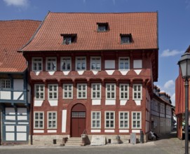 Bad Gandersheim Half-timbered house no. 9 Am Markt 69693 Built in 1552 formerly an inn now used as