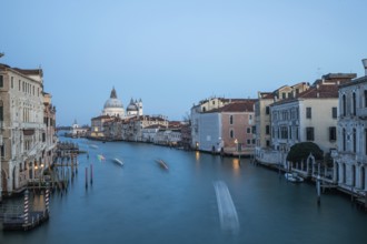 View from the Ponte dell'Academia onto the Grand Canal and the Basilica di Santa Maria Della