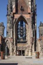 Hamburg, former main church St. Nikolai, today a memorial against the bombing and a memorial,