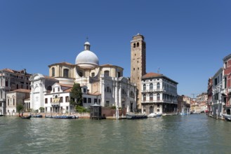 Venice, Grand Canal, San Geremia, designed by Carlo Corbellini in 1753