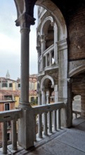 Italy Venice Palazzo Contarini del Bovolo -126 Spiral staircase tower 28 m high Start of