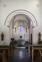 Village church, view to the east, choir, St., Sankt, Saint