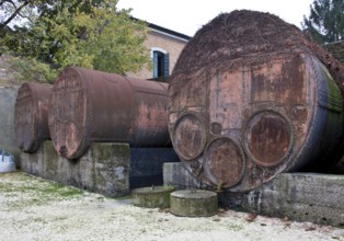 Venice, arsenal, disused boilers 19th century