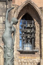 Hamburg, Former main church St. Nikolai, today a memorial against the bombing and a memorial,