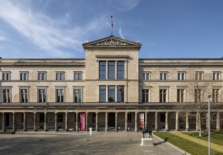 Berlin, Museum Island, east façade of the Neues Museum