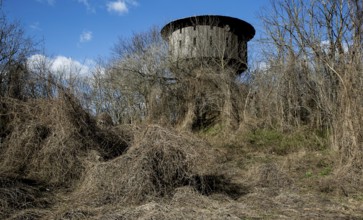 Westeregeln Magdeburger Börde ruined water tower picture no. 1391 in wild terrain