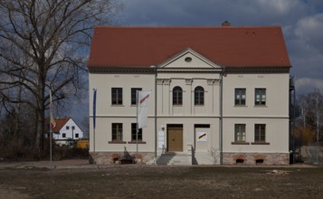 Halle Saale district of Reideburg Birthplace of Hans-Dietrich Genscher born 1927 62516 German Unity